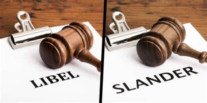 By slander or libel?