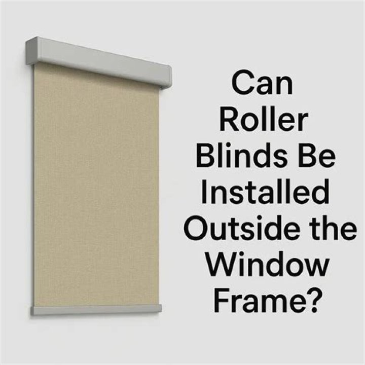 Can roller blinds be top fixed?