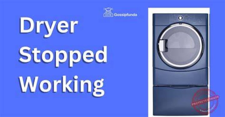 When dryer stops spinning?
