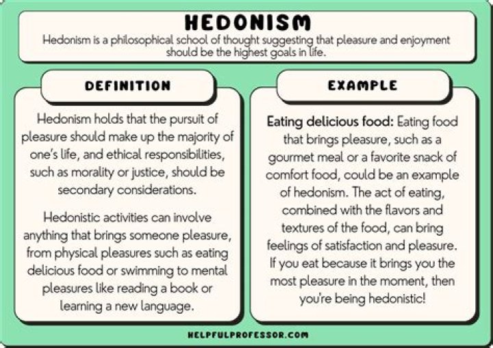 Where does hedonistic come from?