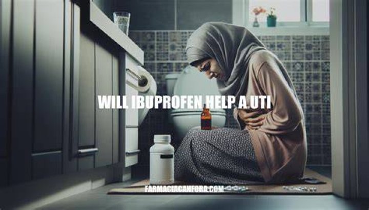 Would ibuprofen help a uti?